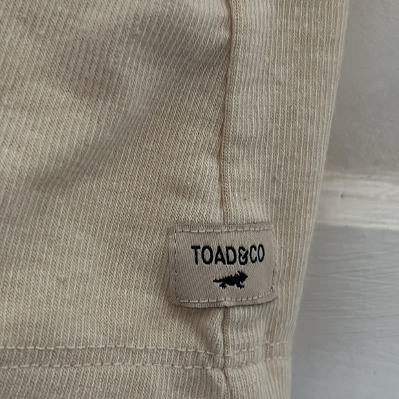 Toad & Co. Piru Tie Short-Sleeve Scoop Neck Hemp Blend Drop Shoulder Tee - Picture 6 of 9